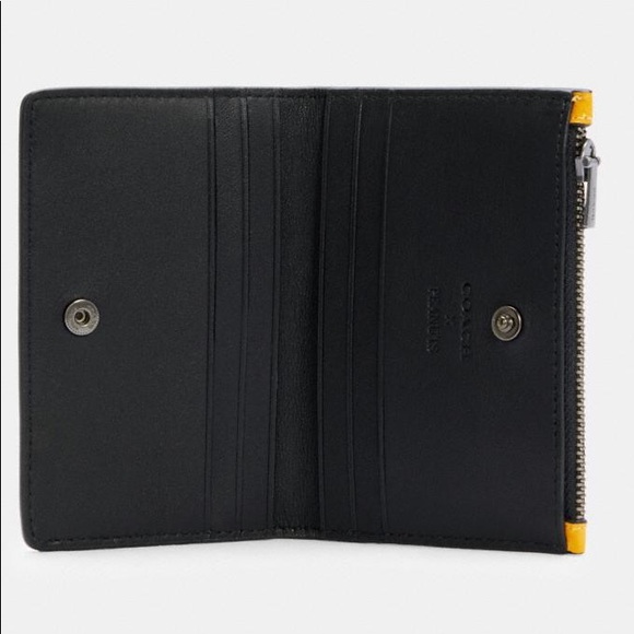 Coach x Peanuts Bifold Wallet with Charlie Brown - Picture 2 of 3